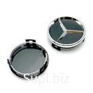 Колпачок в диск Мерседес Бенц черный хром 55-61 мм 04162