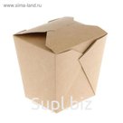 Коробка для лапши, сборная, 6,5 х 8 х 10 см, 0,46 л