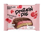 Kultlab Diet Protein Pie, 60 гр Малиновый кусь
