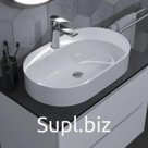 Раковина накладная Uperwood Luna 60 см, овальная