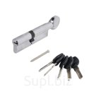Цилиндровый механизм "АЛЛЮР" HD FG 100-5К CP 40х10х50G, перф.кл., цвет хром