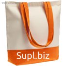 Холщовая сумка Shopaholic оранжевая