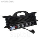 Сетевой фильтр Power Cube, 5 розеток, 30 м, 16 А, 3500 Вт