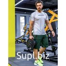 Шорты мужские спортивные, размер 48, цвет зелёный
