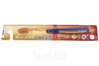 Зубная щетка с мельхиором и золотом Gold Flex Toothbrush