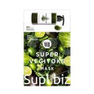 WB Маска на тканевой основе Wonder Bath SUPER VEGITOKS MASK (2TEPS) GREEN MASK (3ml/25ml)