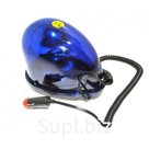 Маячок проблесковый на магните 12V (Blue, капля)  в прикуриватель без сирены.