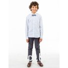 Брюки для мальчиков Isee, рост 146-152 см, цвет серый