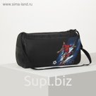 Сумка для фитнеса, отдел на молнии, наружный карман, цвет чёрный