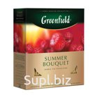Чай GREENFIELD (Гринфилд) «Summer Bouquet» («Летний букет»), травяной, 100 пакетиков в конвертах по 2 г
