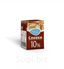 Сливки питьевые жир.10% 1л (В. Новгород)