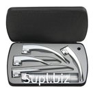 F.O. ларингоскопический набор Classic+,батареечная рукоятка Standart F.O. , LED (4 клинка)