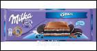 Молочный шоколад Милка с печеньем Орео 300 г / Milka With Oreo Cookies Chocolate 300g