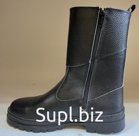 Сапоги кожаные утепленные мужские "Курьер", молния, овчина, мех, ТЭП