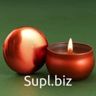 Свеча в железной банке из пчелиного воска «Арома рай», аромат кофе, диам. 6 см