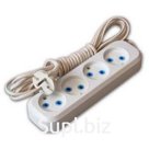 Удлинитель У6-766 10м 4 розетки ШВВП 2х0,75 1300 Вт, 6А