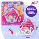 Набор косметики, тени 4 цвета, блеск для губ «Блум и Стелла», WINX