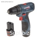Аккумуляторная дрель-шуруповерт Bosch GSR 120-LI (0.601.9F7.001), 12В, 2х1.5Ач