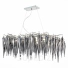 Люстра подвесная St Luce. SL1653.103.12. Siena. 12х40 Вт, E14, 110х45х40 см, цвет хром