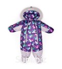 Jumpsuit-envelope "transformer", Winter, Unicorns+Gray, art.145shm/2