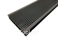 Террасная доска Deckron (Декрон) Classic, производство Россия, 153*28*4000мм, антрацит, П7