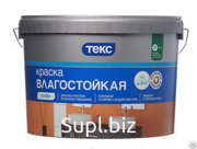 Краска ВД влагостойкая класс Профи супербелая Текс (9л=13,0 кг)