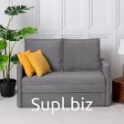 Диван – кровать «Бонн», механизм выкатной, велюр, цвет серый