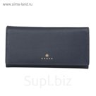 Кошелёк Cross Monaco Navy, кожа наппа, гладкая, цвет тёмно-синий, 20×11×2,5 см