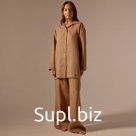 Костюм женский домашний (рубашка и брюки) SL HOME р. XL, кофейный