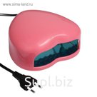 Лампа для гель-лака LuazON LUF-03, LED, 28 светодиодов, 3 Вт, светло-розовый