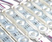 Светодиодный модуль VIP3 2835/3LED  1,5W, 180Lm, IP68, 175° 80*16*10 мм (Провод 15см) Код VIP3-2835-W