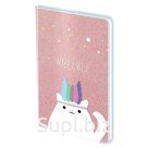 Записная книжка B6, 80л., ПВХ+глиттер, Greenwich Line "Make a wish"