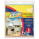 Салфетка Azur губчатая 15х15 см 3 шт 1/48