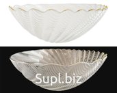 Salad bowl Wave d20cm, glass