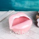 Подставка для мелочей «Губы», розовые, 13×10 см