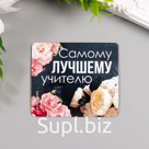 Магнит винил "Учитель" 7х6 см
