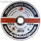 Отрезной круг ABRAFLEX А-30 Standart BF, по металлу, 150 х 2,5 х 22,2 мм