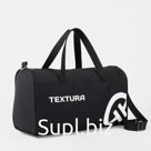 Сумка спортивная на молнии TEXTURA, средний размер, цвет чёрный