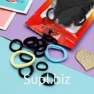 Резинки для волос «Спорт», набор 50 шт., 2.5 см+ 2 шт., 4 см, чёрные