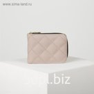 Визитница, 11 листов, цвет бежевый