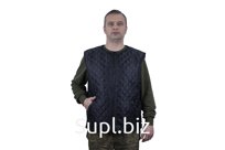 ЖИЛЕТ УТЕПЛЕННЫЙ НА ФЛИСЕ "ЭКО" ЧЕРНЫЙ