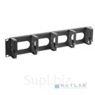 Itk CO05-2M5RM Кабельный органайзер 19&quot; 2U, 5 колец, черный