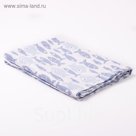 Пелёнка набивная, 110х80 см, цвет белый