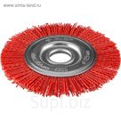 Щетка дисковая "ЗУБР" 35160-125_z01, для УШМ, нейлоновая, абразивное покрытие, 22.2х125 мм