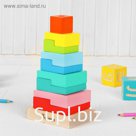 Пирамидка «Ступеньки», 10 деталей