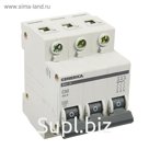 Выключатель автоматический  IEK GENERICA, ВА47-29, 3п, 50 А, 4.5 кА, хар-ка С, MVA25-3-050-C