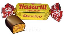 Конфета "Rasarili" c арахисом (молочная мягкая карамель с арахисом) 2,2 кг в/з