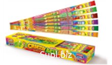 МАРМЕЛАД кислый ремешок "CRAZY GUMMY CRAZY BELT" 1/6 бл./72 шт./15 гр, ООО "КАНДИ ТРЕЙД"
