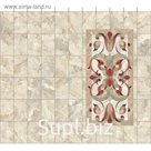 3D пол ПВХ "Мраморный узор" 1800х1870х4 мм (10 штук)