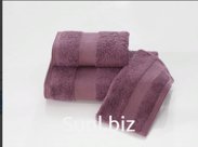 Soft cotton DELUXE полотенце фиолетовый Турция, оптом